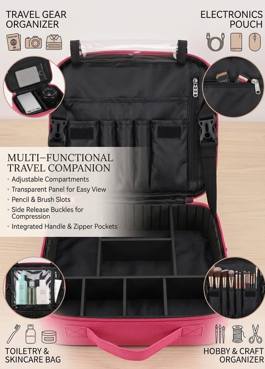 Professional Makeup Organiser Bag