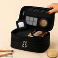 Double Layer Makeup Organiser Bag – Black