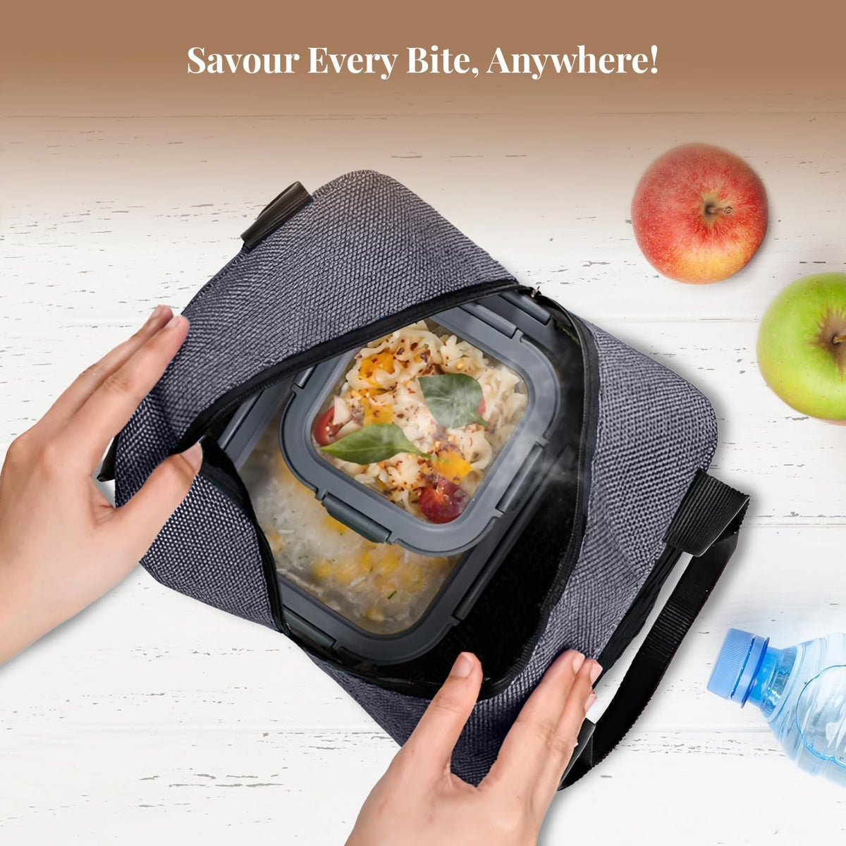 Insulated Lunch Bag – Grey