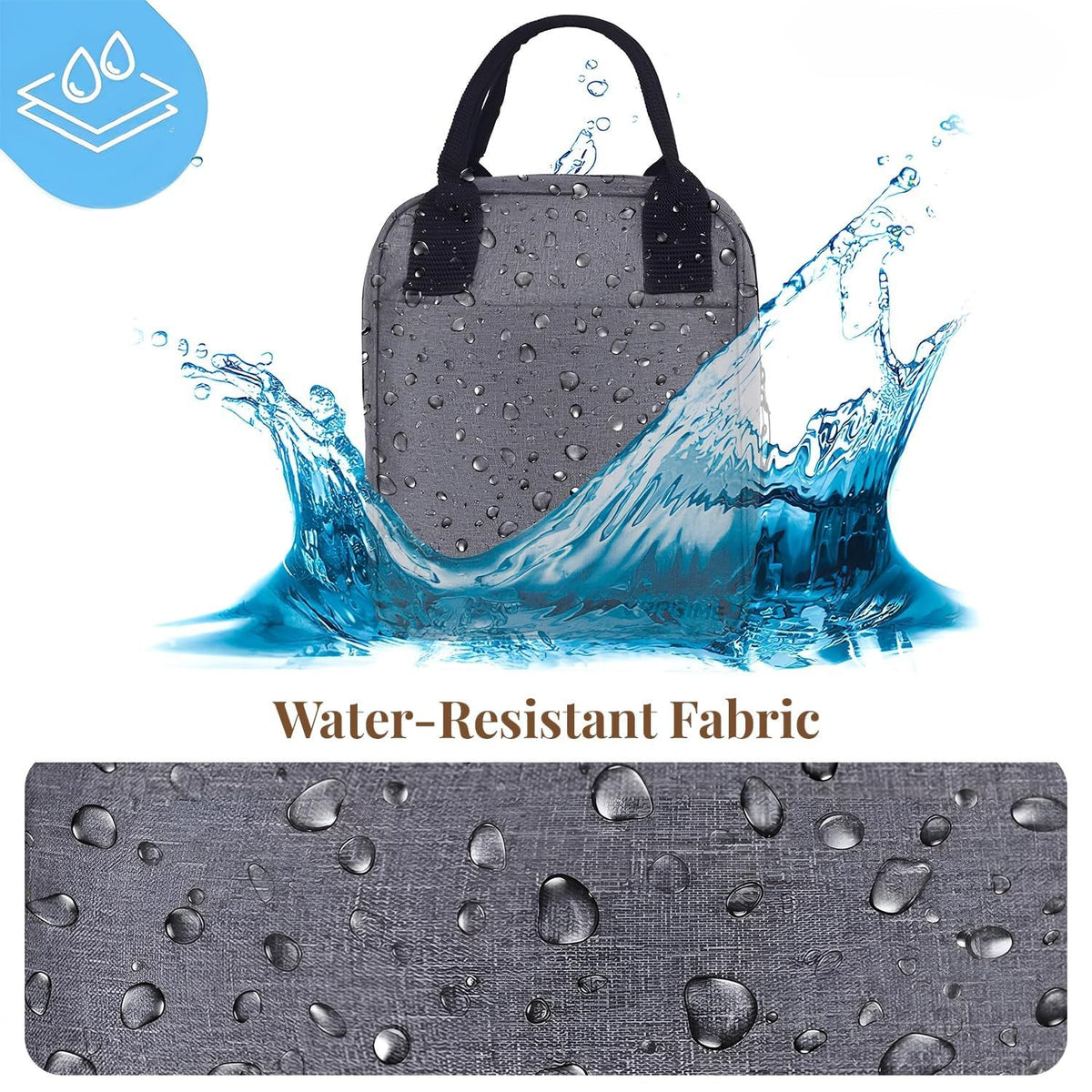 Insulated Lunch Bag – Grey