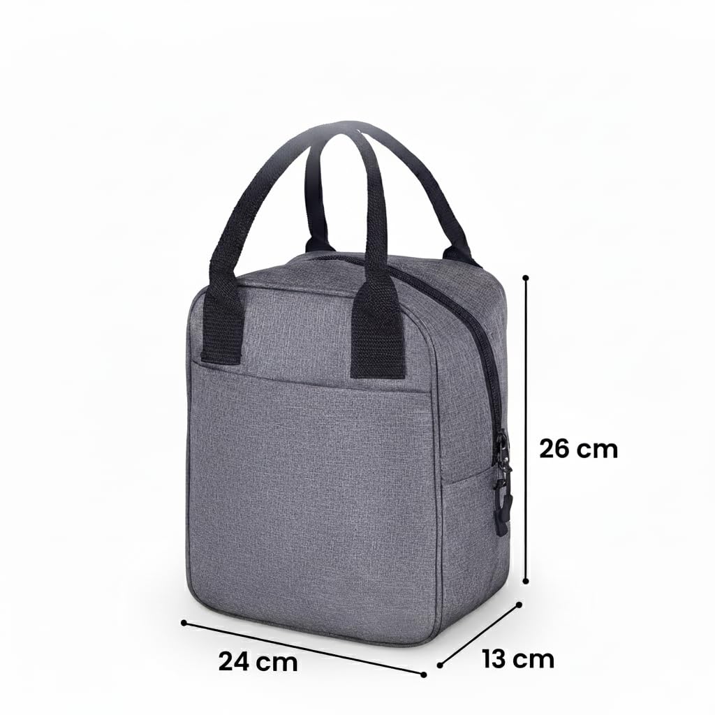 Insulated Lunch Bag – Grey